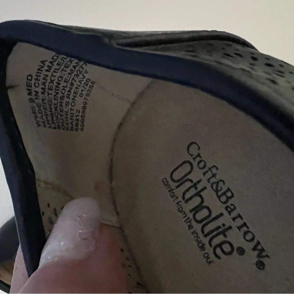Croft & Barrow|Navy Blue Flats|Size 9